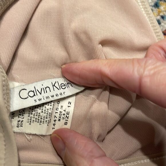 Calvin Klein size 12 tan bikini - Picture 6 of 7